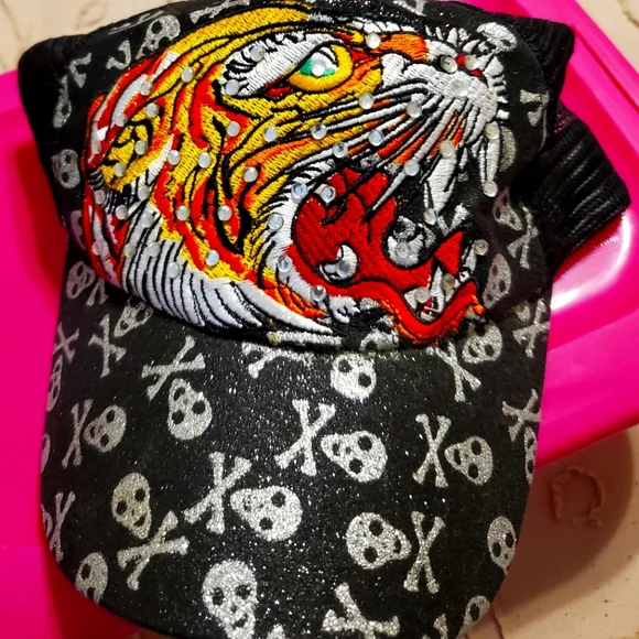 Ed Hardy | Accessories | Ed Hardy Embellished Mesh Cap  display picture 1